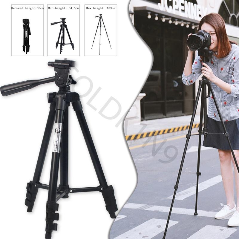 Chân giá đỡ cao cấp Yenteng Tripod 3388 dùng cho Máy ảnh ; Điện thoại ; Camera chịu 3kg