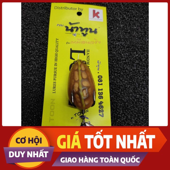 Nhái hơi Thái Lan Frog Toon V3 chuyên câu cá lóc chuối hoa, quả Đồ CÂU CHA GIÀ VLOGS