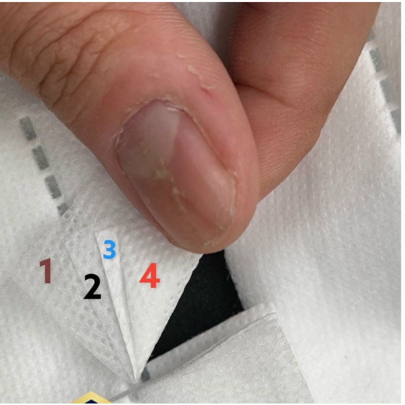 10 cái - Khẩu trang y tế USASEN 95 - màu  xanh,  trắng, đen,  xám