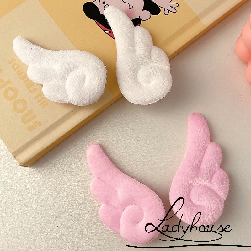 Kẹp Tóc Trang Trí Cánh Thiên Thần Hoạt Hình Bằng Vải Bông Cho Nữ