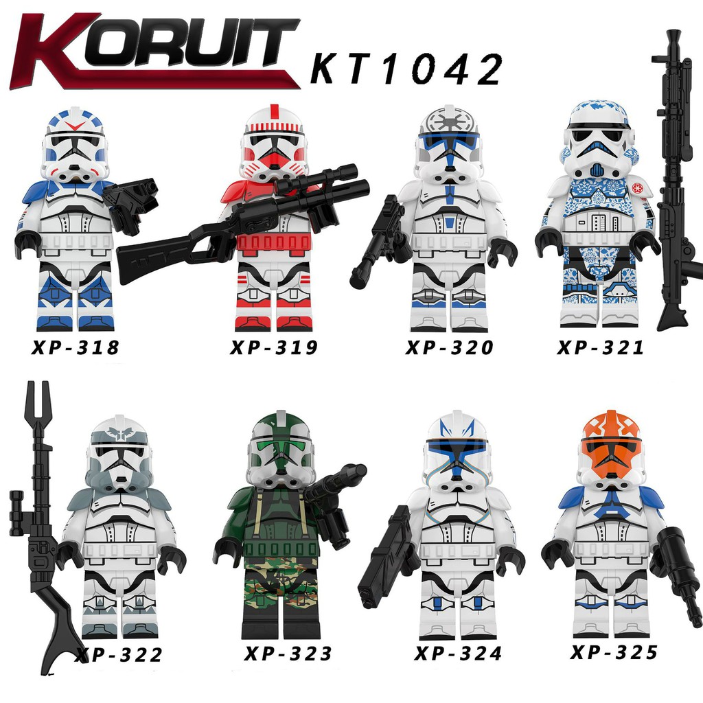 Minifigures Các Mẫu Nhân Vật Storm Soldier Trong Star Wars Mẫu Mới Ra Siêu Đẹp KT1042