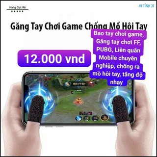 bộ 2 cái Bao tay chơi game, Găng tay chơi FF, PUBG, Liên quân Mobile chuyên nghiệp, chống ra mồ hôi tay, tăng độ nhạy