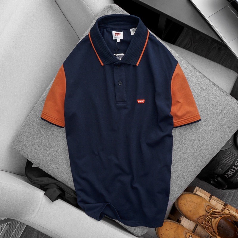 Áo thun nam polo có cổ - 100% thun cotton co giãn 4 chiều