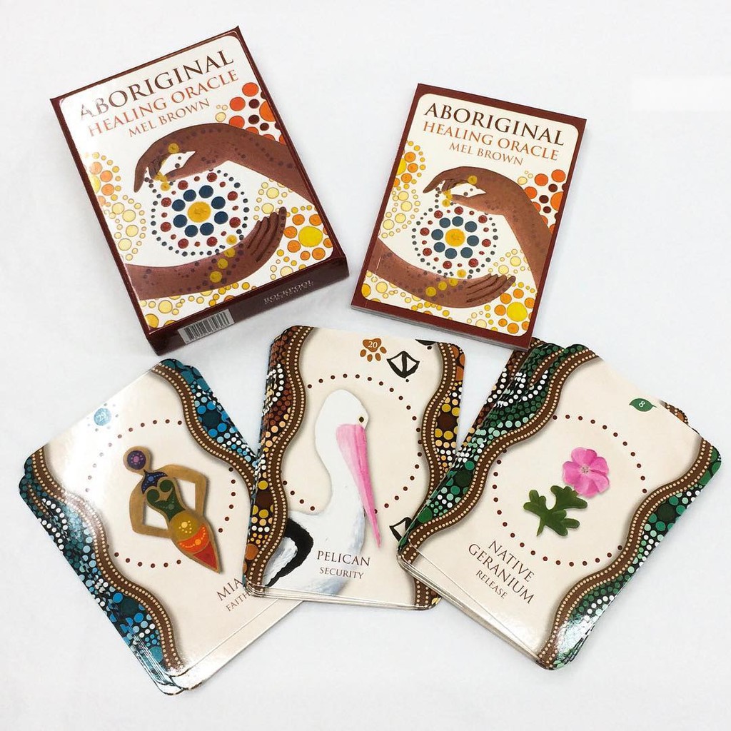 Bộ Bài Aboriginal Healing Oracle (Mystic House Tarot Shop) - Bài Gốc Authentic Chính Hãng 100%