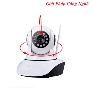Camera IP An Ninh Hai Râu Xoay 360 Độ Kết Nối Wifi