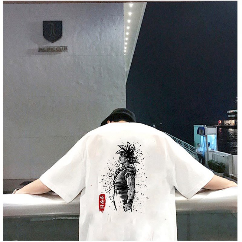Áo thun unisex độc lạ goku cá tính form rộng vải dày mịn 2019T1803