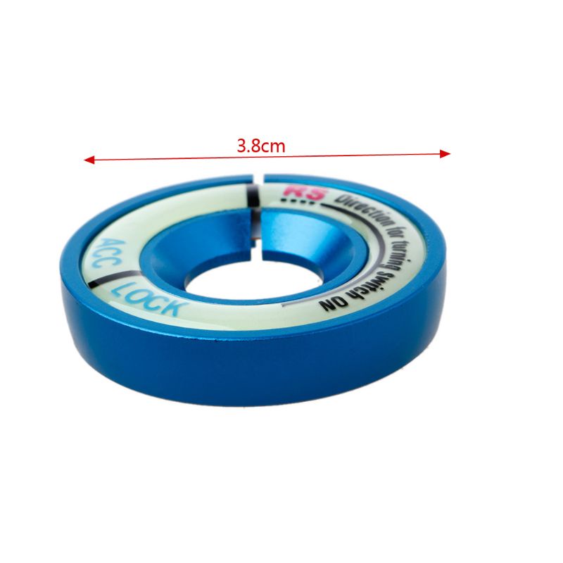 Miếng Dán Trang Trí Công Tắc Lỗ Chìa Khóa Xe Hơi Màu Dạ Quang Độc Đáo