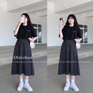 [VIDEO UNBOX] CHÂN VÁY CHẤM BI ULZZANG (ảnh thật)