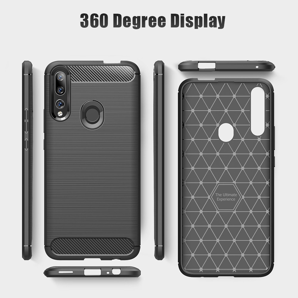 Ốp Lưng Sợi Carbon Chống Sốc Cho Huawei Y9 Y7 Y6 Y5 Prime Pro 2019 Huawei Gr5 2017