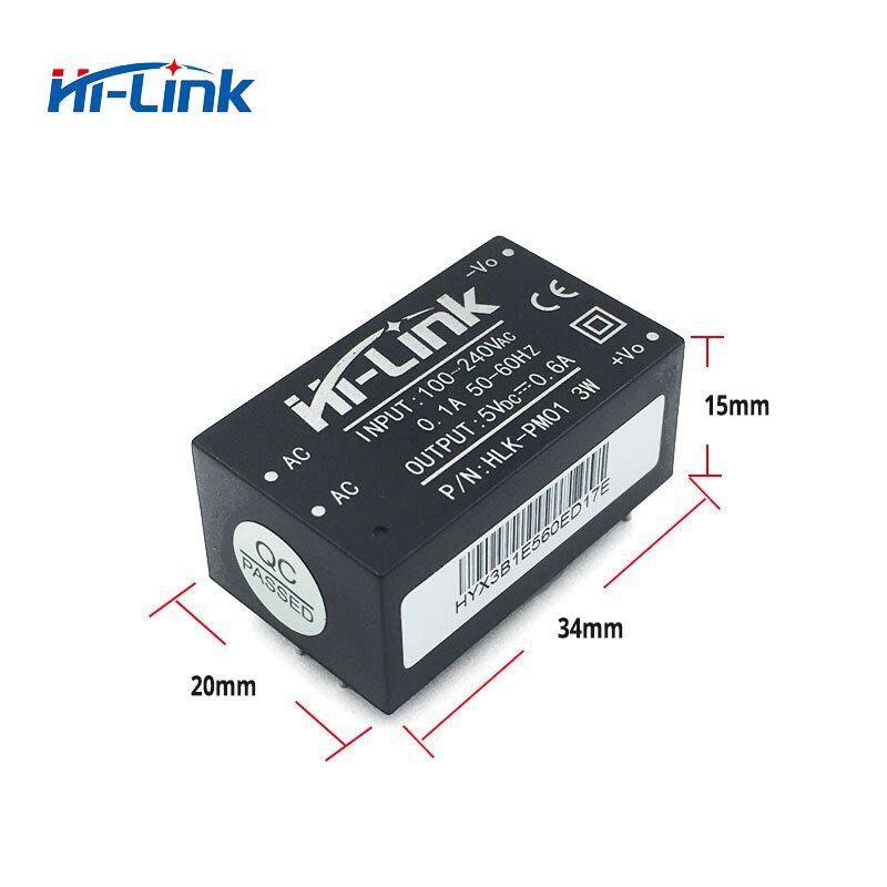Module Nguồn AC-DC Hi-Link HLK-PM01 5VDC 3W