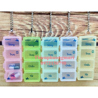 Hộp đựng thuốc 4 ngăn ( Hộp Dẹp ) - Phân chia thuốc theo ngày