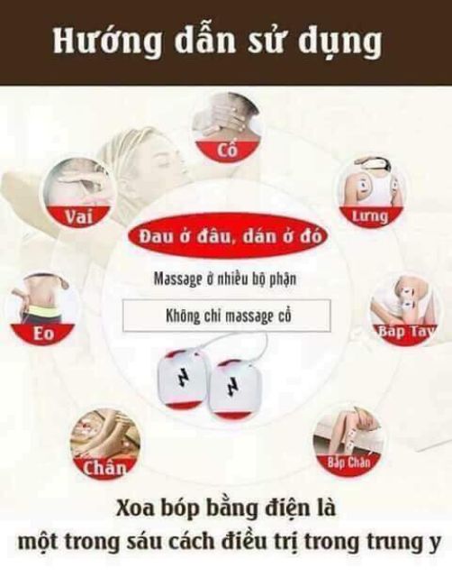 Đai matxa cổ 3D