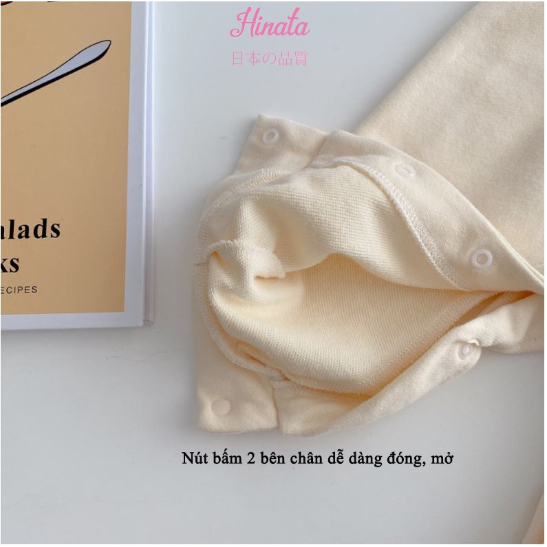 Bộ body Sleepsuit cho bé trai HINATA - Chất vải mềm mịn thoáng khí BF22