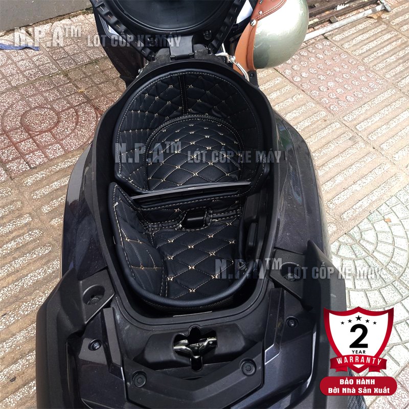 Lót Cốp Xe Máy cho Honda Airblade 2020 (125-150), Chống Sốc - Cách Nhiệt, Có TÚI để giấy tờ.