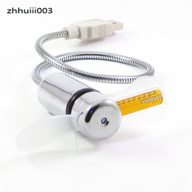 Quạt Mini Tích Hợp Đèn Led Cổng Usb Nhiều Màu Sắc