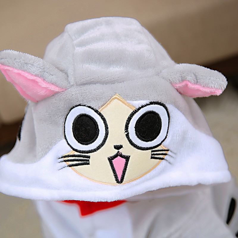 Bộ đồ ngủ hoá trang mèo Kigurumi cho Halloween