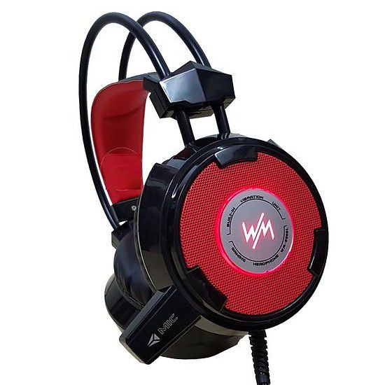 Tai nghe Game Thủ, có Mic, Wang Ming 8900L Chuyên game có Led I Gaming Headphone WangMing 8900L LED