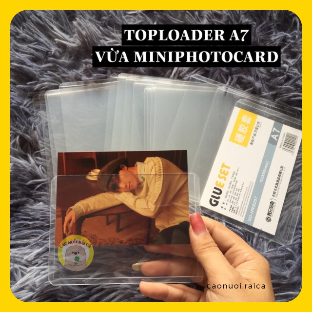 [CÓ SẴN] TOPLOADER B8 A7 BẢO VỆ CARD - Cáo nuôi Rái Cá