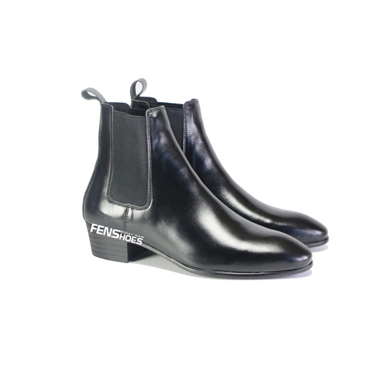 Giày boot tăng cao 10cm da bò 100% bảo hành 12 tháng
