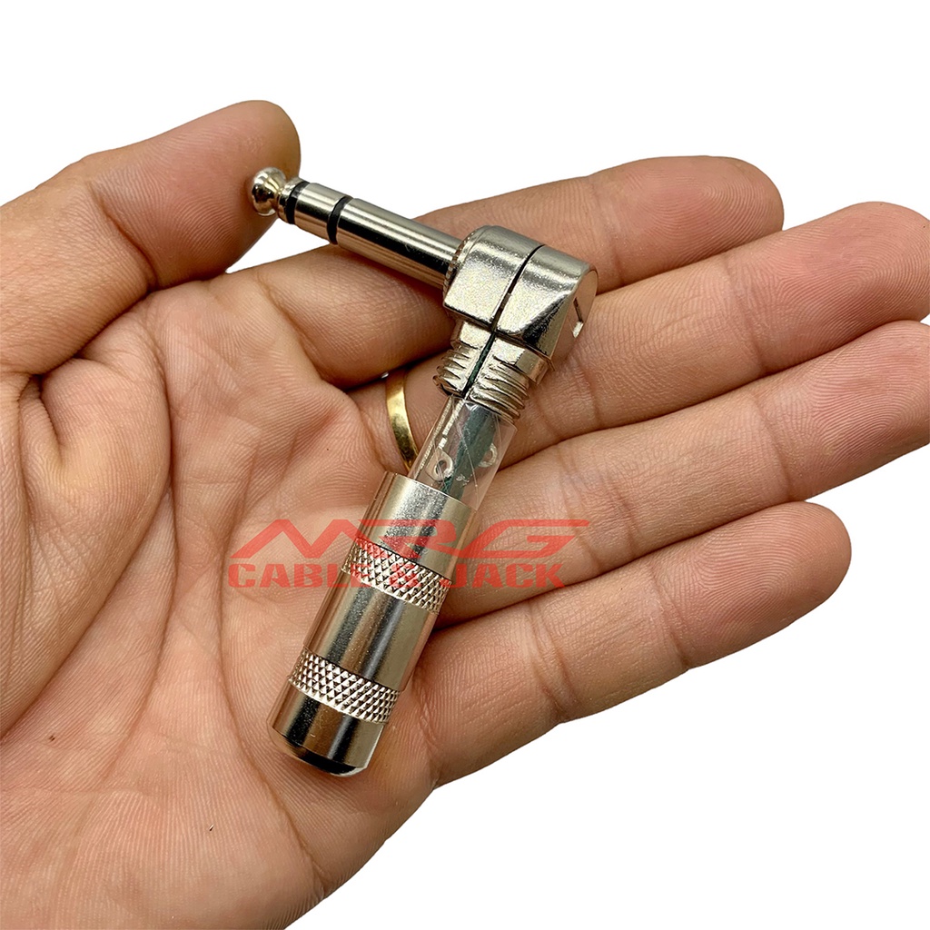 Jack 6Ly Stereo Cong Góc Vuông, giá 1 chiếc, dùng hàn dây tín hiệu âm thanh.