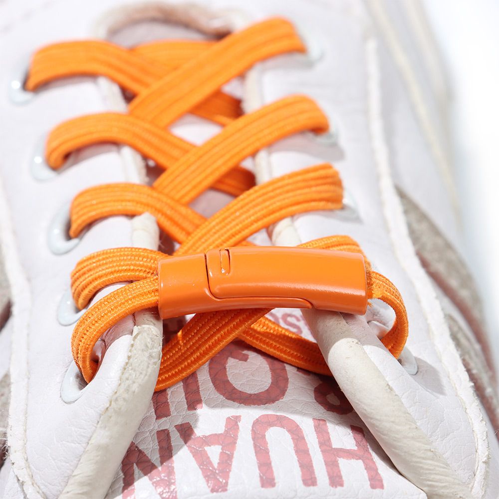 Dây giày phẳng co giãn hít nam châm không cần buộc thời trang cho nam và nữ