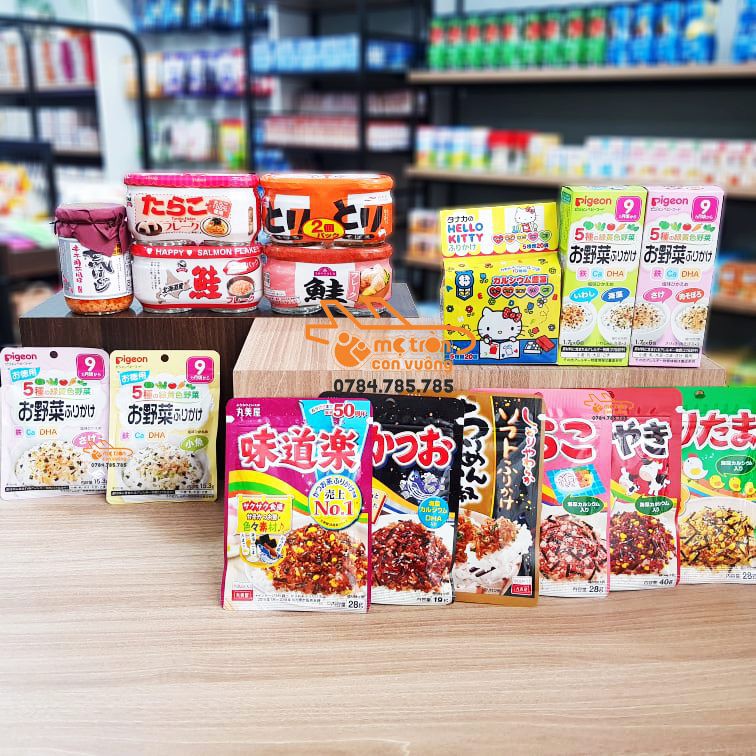 Hộp gia vị rắc cơm mini Nhật