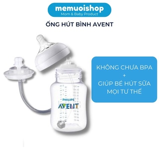 Ống hút bình Avent cho bé, ống tập hút bình sữa, chất liệu silicon thực phẩm, an toàn tuyệt đối cho bé - Mẹ Muối Shop
