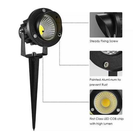 Đèn Rọi Cây, Đèn Cắm Cỏ Sân Vườn IP65 Kháng Nước Khác Bụi