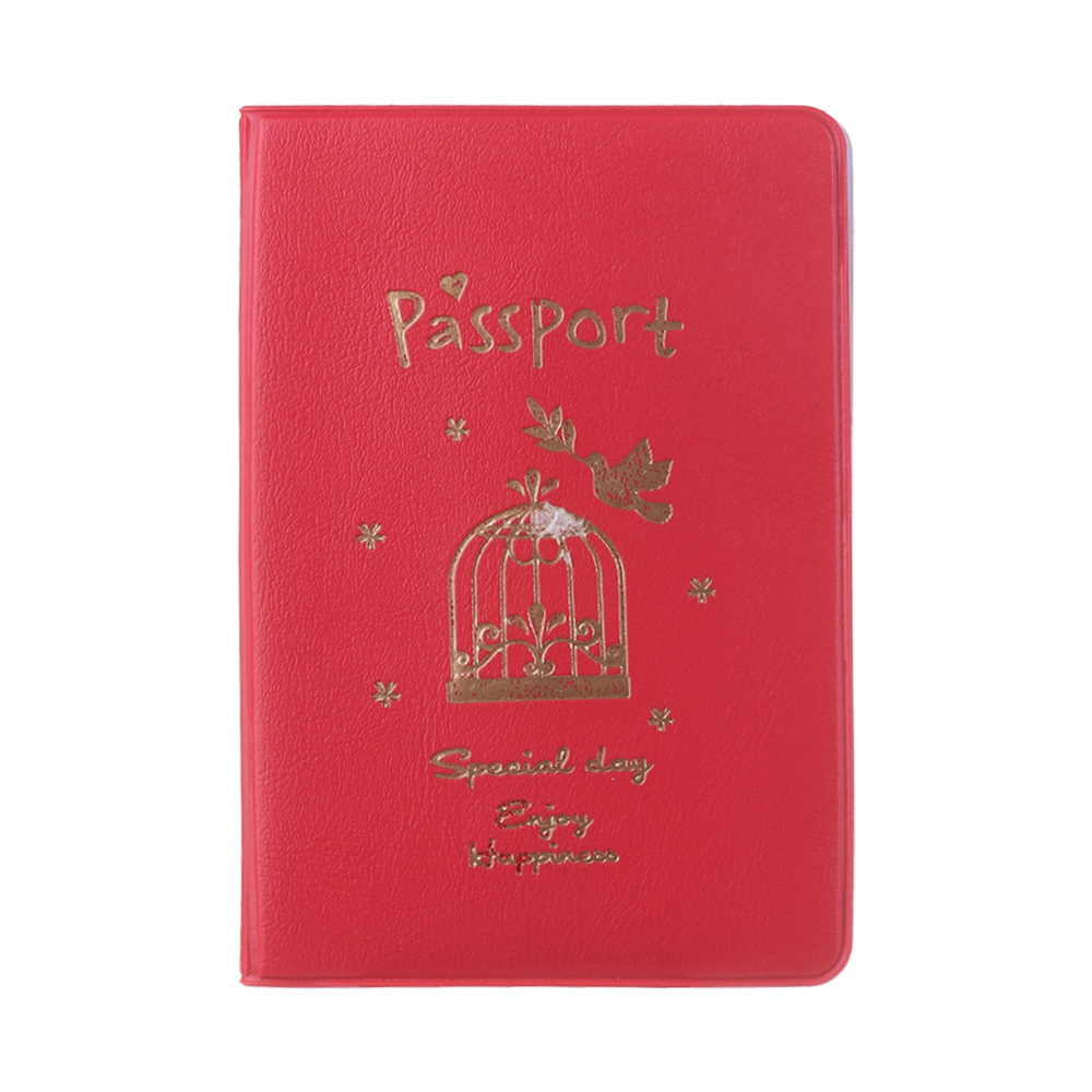 Ví Da Pu Đựng Passport Chống Thấm Nước Thời Trang