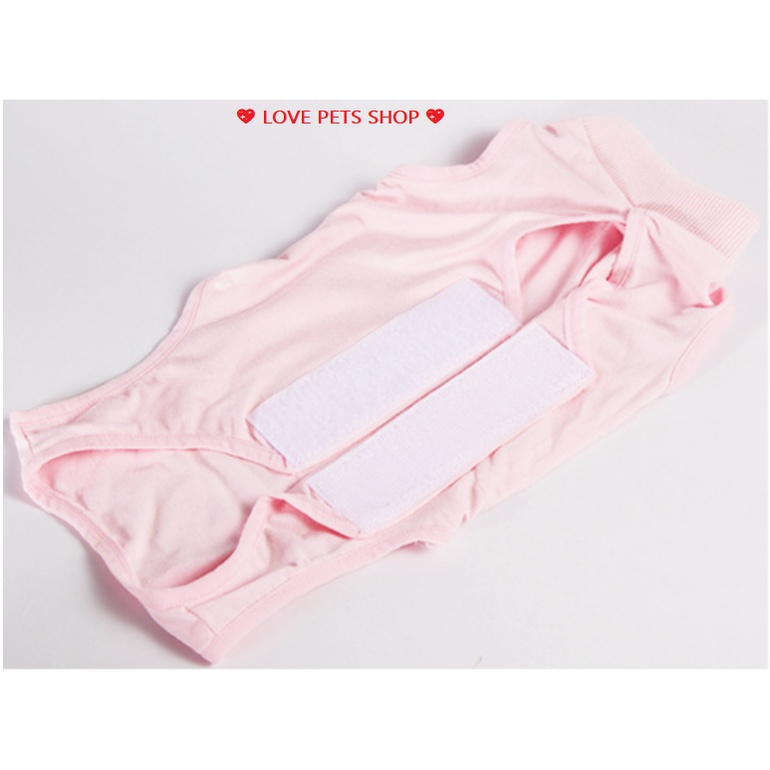 ÁO CHỐNG LIẾM, CAI SỮA CHO CHÓ MÈO (ĐO KÍCH THƯỚC ĐỂ CHỌN SIZE) - LOVE PETS SHOP