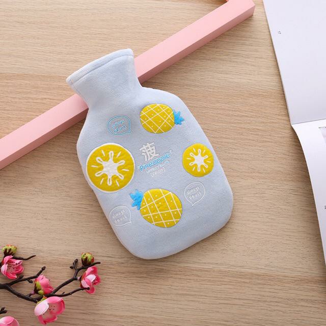 Túi chườm nóng lạnh đa năng Puha 350ml, túi nóng sưởi ấm bụng kinh giảm đau hiệu quả.