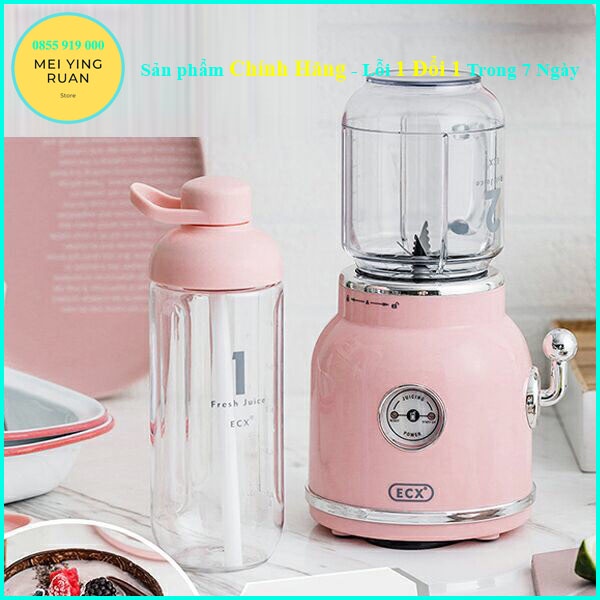 Máy xay sinh tố dáng cổ điển ECX đủ màu chính hãng