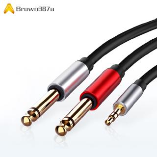 Dây cáp âm thanh chuyển đổi giắc cắm 3.5mm sang 6.35mm cho âm li/ đầu đĩa CD/ loa