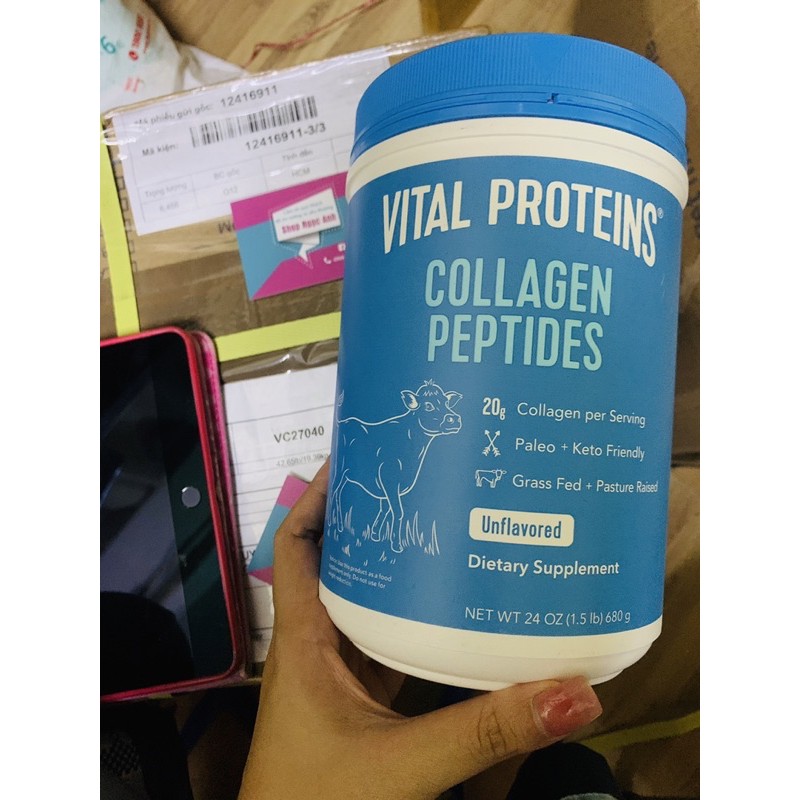 Bột Collagen Vital Proteins Collagen Peptides 680g (Date 2025 ) | BigBuy360 - bigbuy360.vn