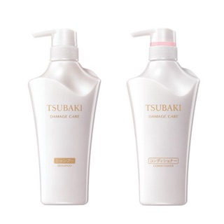 Dầu gội/xả tsubaki damage care phục hồi tóc khô, hư tổn 500ml