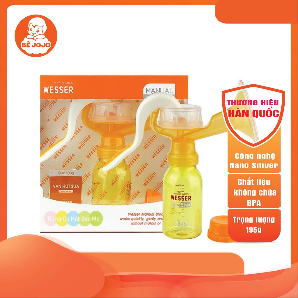 Bộ Dụng Cụ Hút Sữa Bằng Tay Wesser