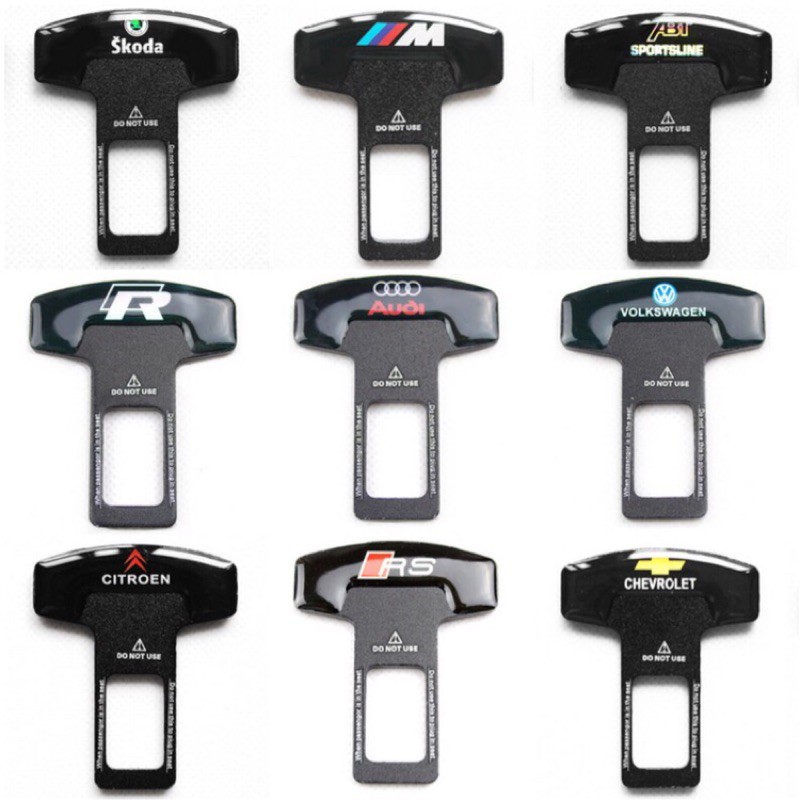 Đầu khóa cài dây an toàn họa tiết chữ Ford cho xe hơi Focus Ranger Ecosport Fiesta Everest Escape