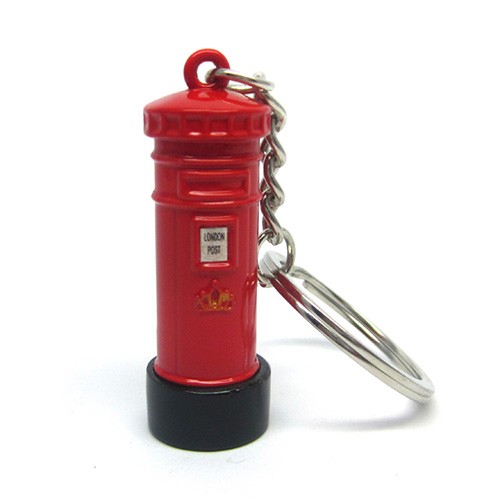 Móc Khóa Balo Cao Cấp Phong Cách Anh Quốc Bằng Kim Loại (Bus, Post Box, Telephone Booth)