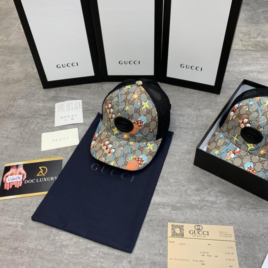 Nón gucci vịt cao cấp, mũ lưỡi trai nam nữ form dáng chuẩn hoa văn đường chỉ sắc nét GCVIT-01