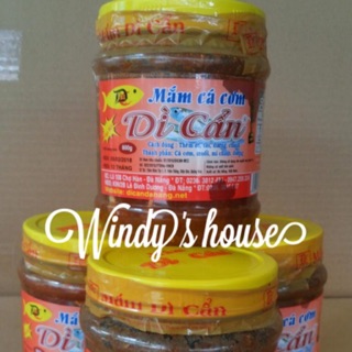 Mắm cá cơm Dì Cẩn hũ lớn 800g