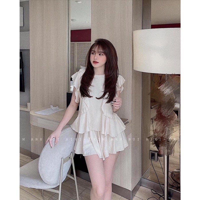 BỘ ĐŨI BÈO CHÂN VÁY BO CHUN 3 MÀU | BigBuy360 - bigbuy360.vn