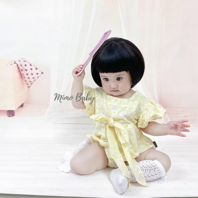 Bộ tóc giả đội đầu siêu dễ thương cho bé gái TG01 Mimo Baby