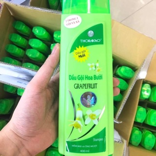 DẦU GỘI HOA BƯỞI 400ml MỚI CỦA THORAKAO (2 trong 1)