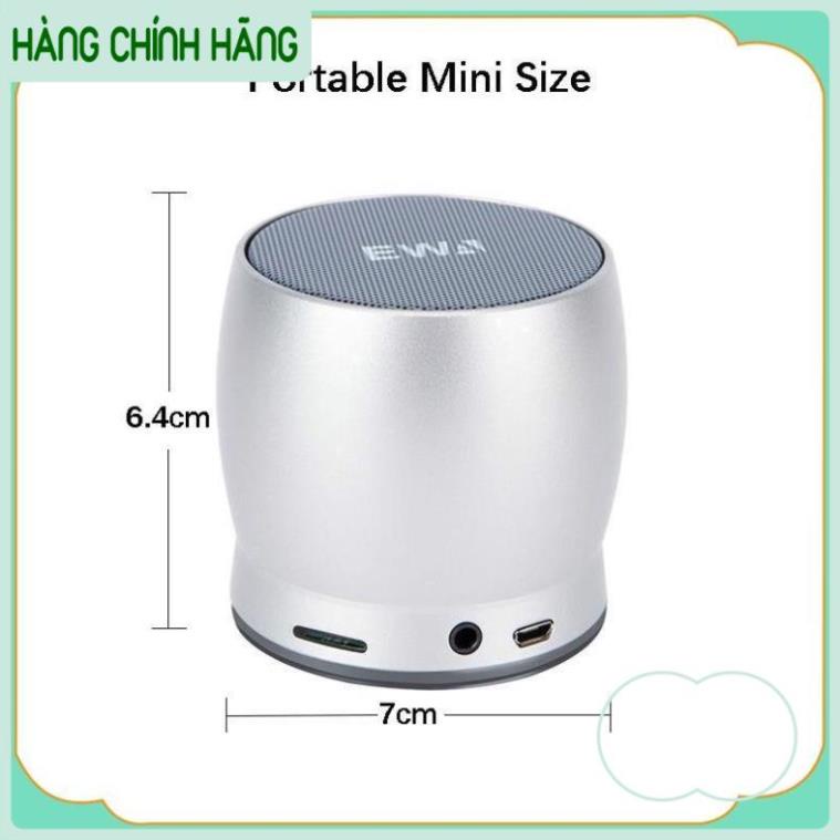 Loa bluetooth mini EWA A-150, Âm thanh cộng hưởng 360° cho Laptop PC Cao Cấp BH 12 tháng