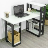 Bàn làm việc gỗ phối kệ sách thông minh nội thất lắp ráp