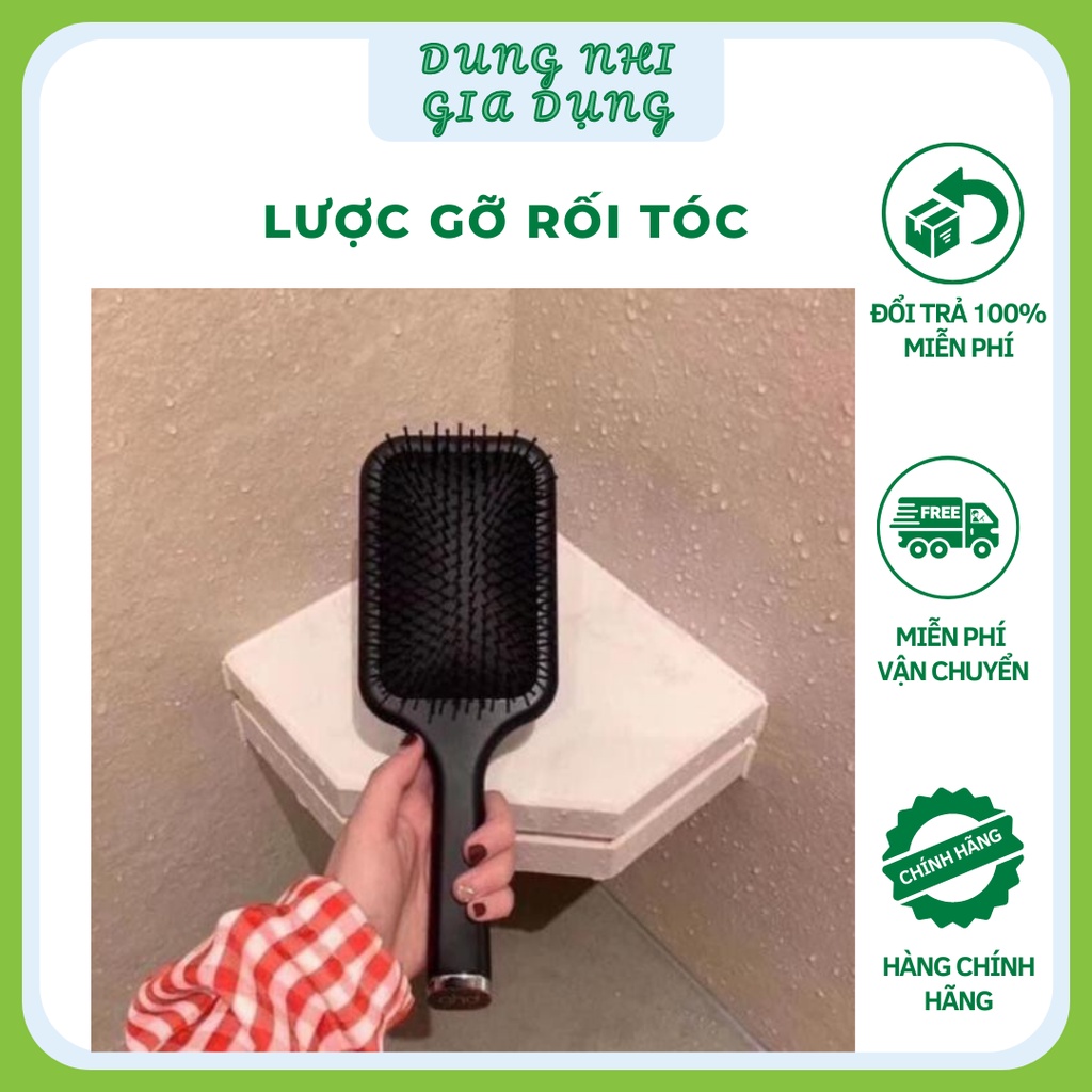 Lược Gỡ Rối Tóc GHD Paddle Không Gây Đau Đầu Lược Chải Tóc Rối Siêu Xịn Xò