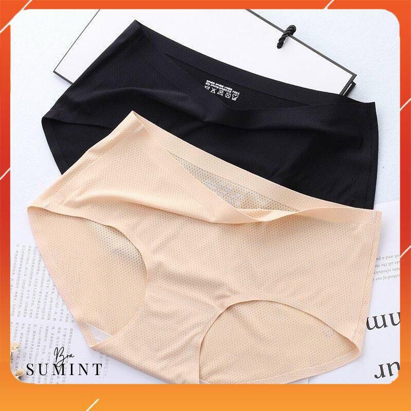 Quần lót nữ su thông hơi không đường may chất liệu cao cấp kháng khuẩn chống tụt nâng mông