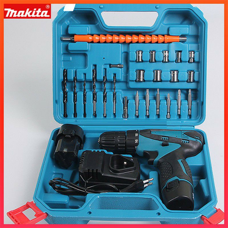 Máy Khoan Bắt Vít Dùng Pin Maktia 12V - Đa chức năng - 2 Pin - Máy bắn vít cầm tay mini