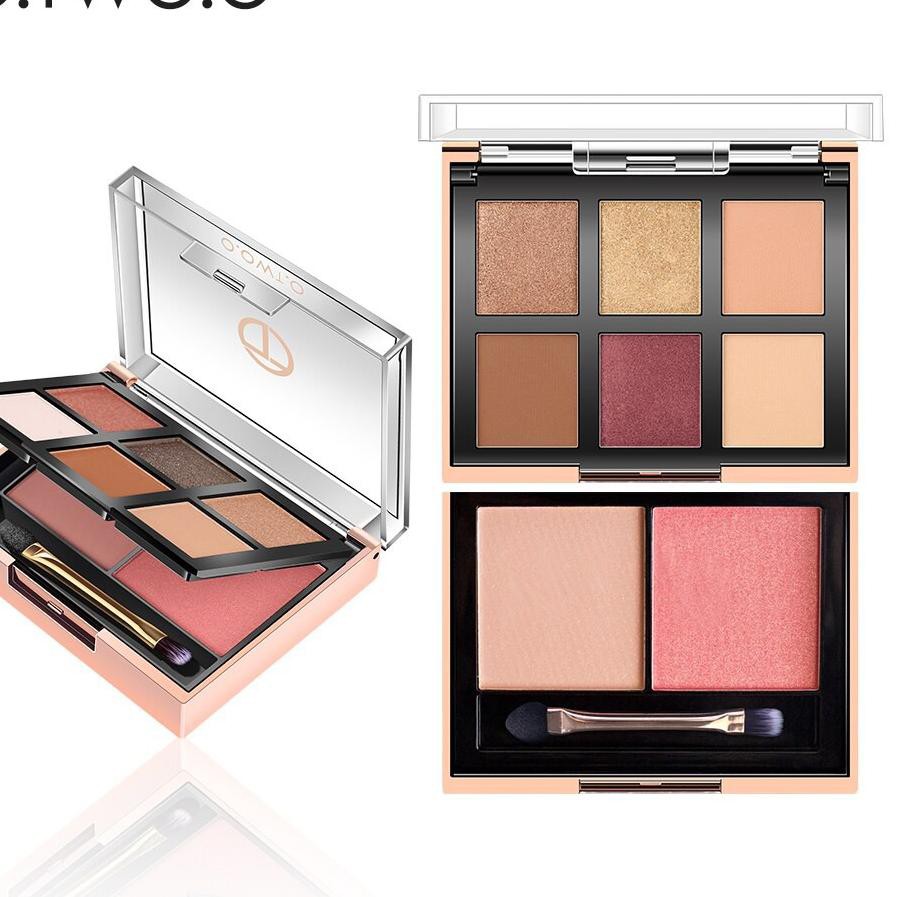 (hàng Mới Về) Bảng Phấn Mắt + Phấn Má Hồng Lấp Lánh O.two.o 33 | BigBuy360 - bigbuy360.vn
