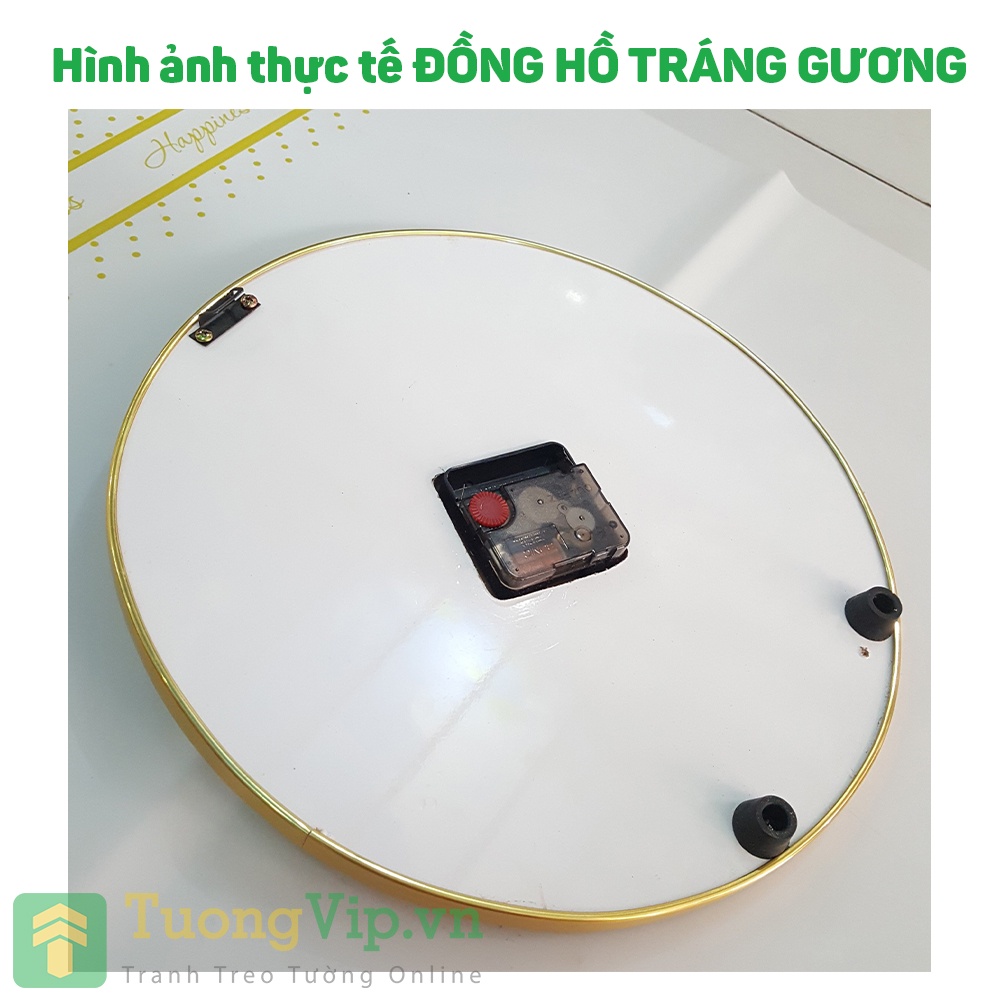 Đồng Hồ Treo Tường Tráng Gương Thuận Buồm Xuôi Gió (Đường Kính 40cm)